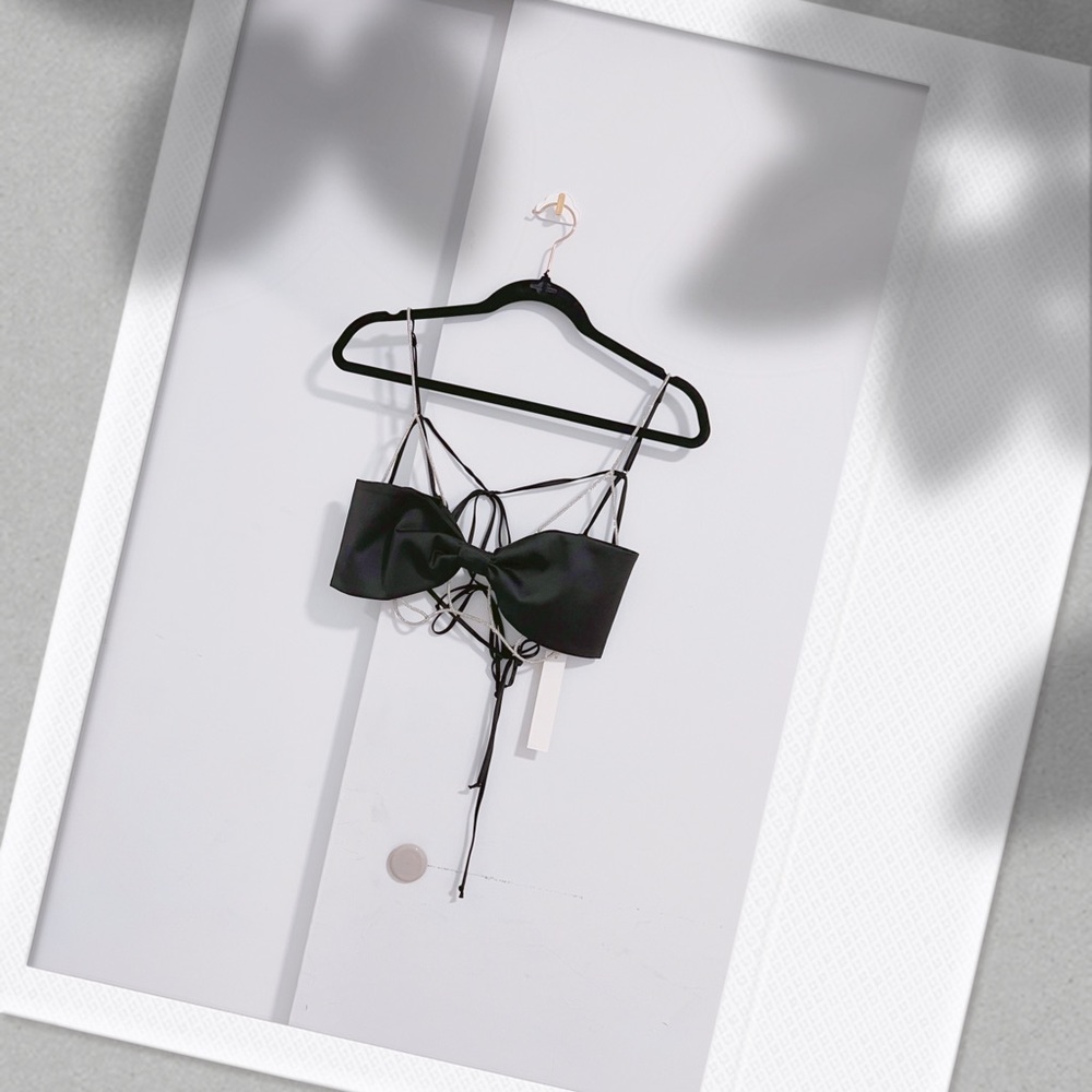 ✨ NWT ✨ FOR LOVE & LEMONS - Martina bustier top - Black